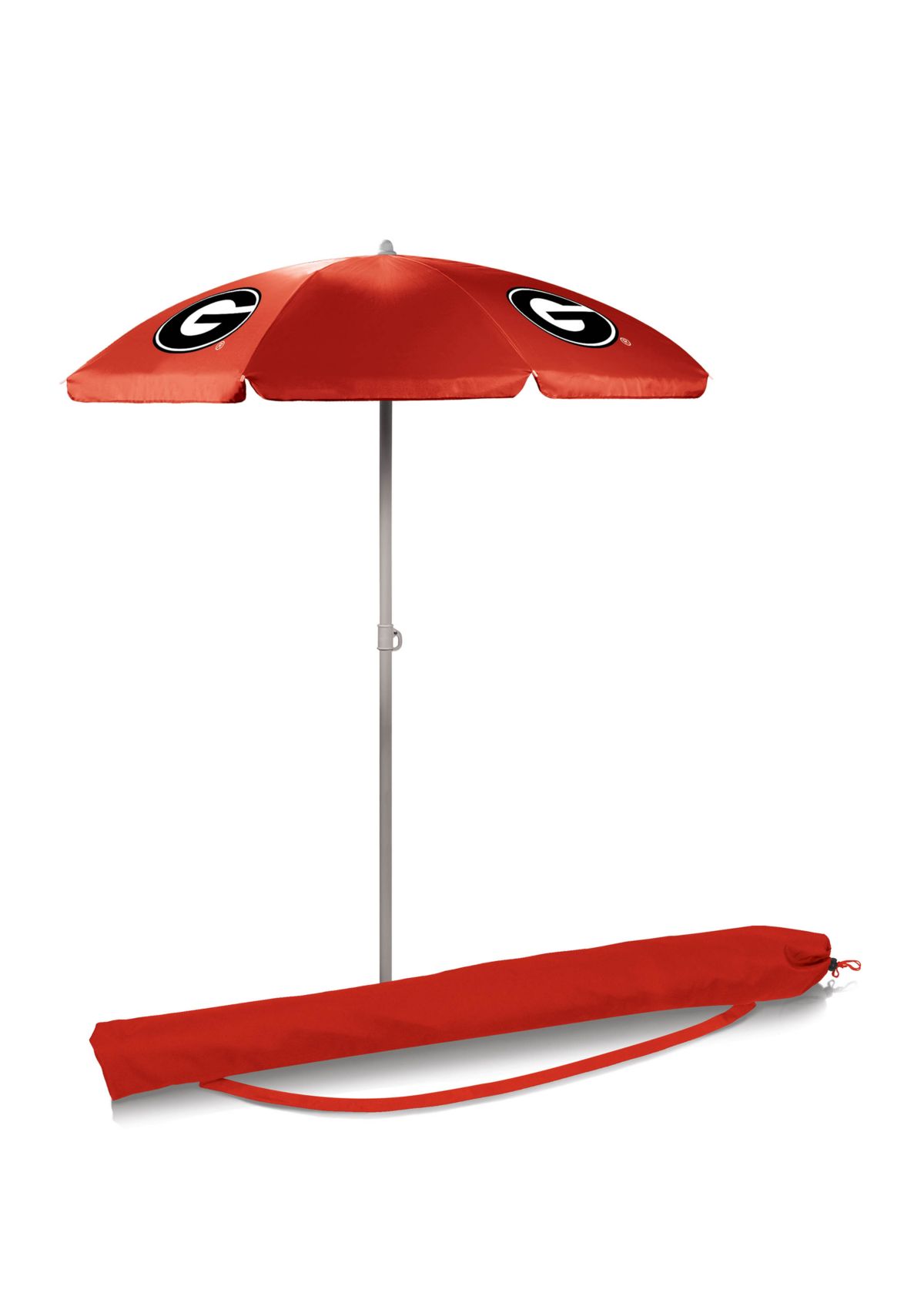 NCAA Georgia Bulldogs 5.5 Foot Portable Beach Umbrella