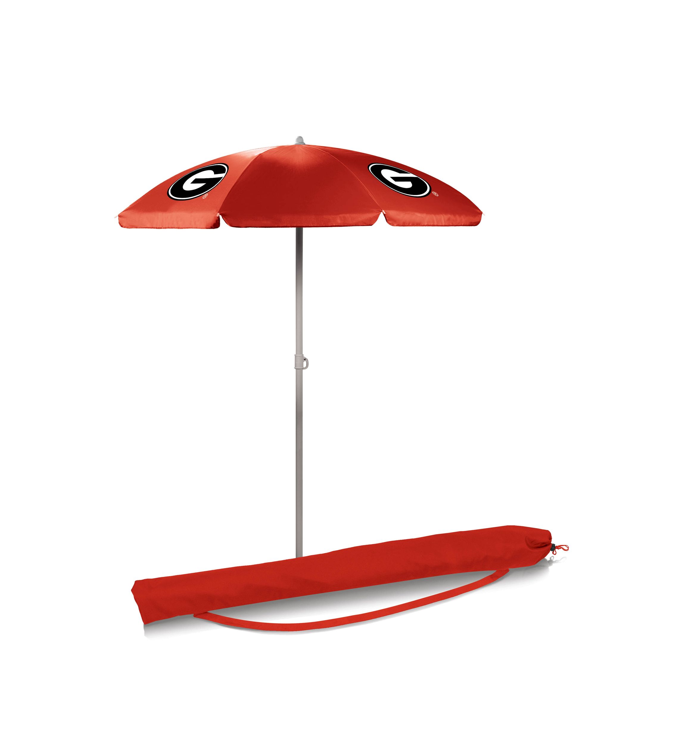 NCAA Georgia Bulldogs 5.5 Foot Portable Beach Umbrella