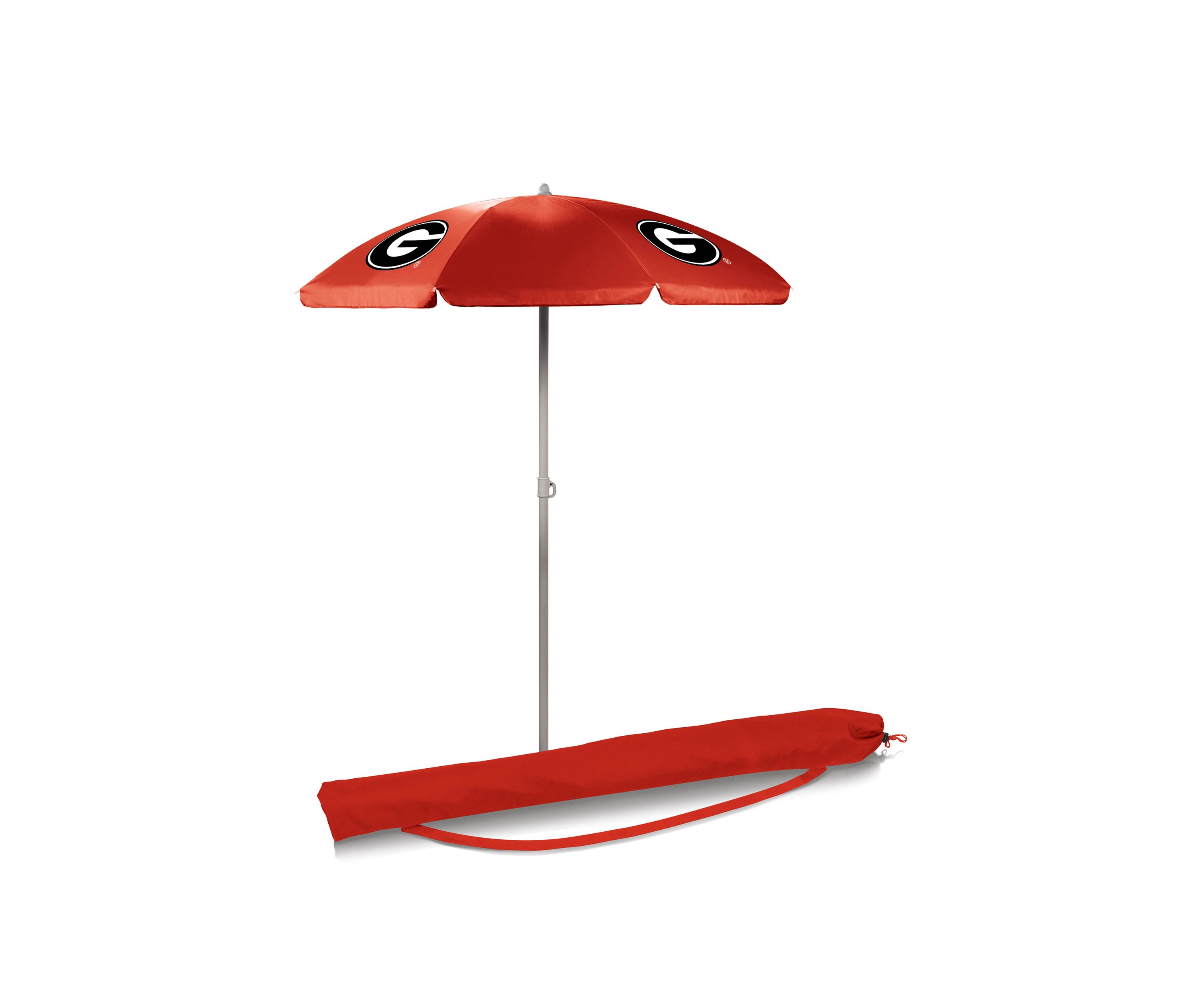 NCAA Georgia Bulldogs 5.5 Foot Portable Beach Umbrella