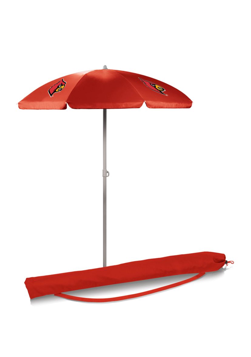 NCAA Louisville Cardinals 5.5 Foot Portable Beach Umbrella
