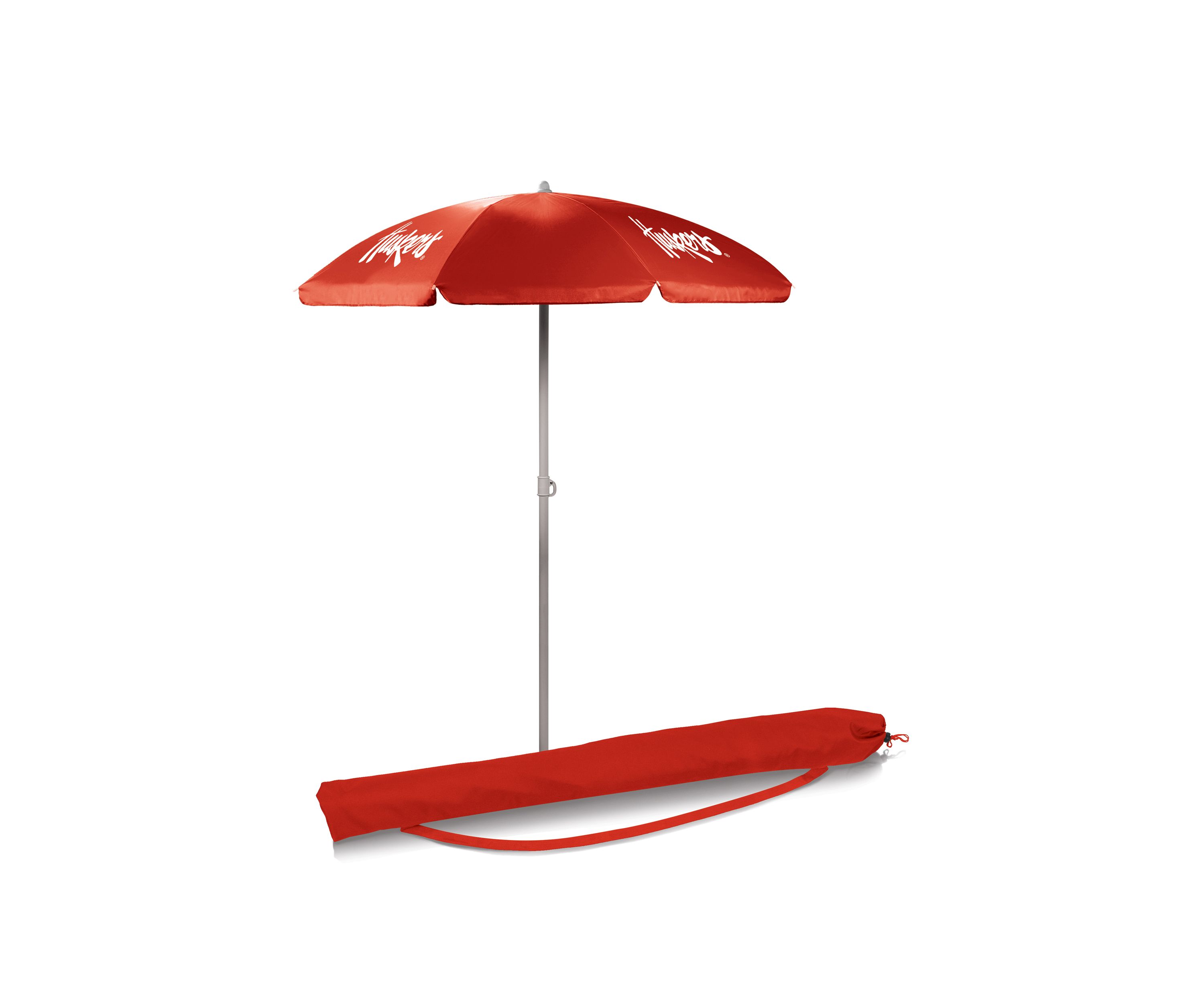 NCAA Nebraska Cornhuskers 5.5 Foot Portable Beach Umbrella