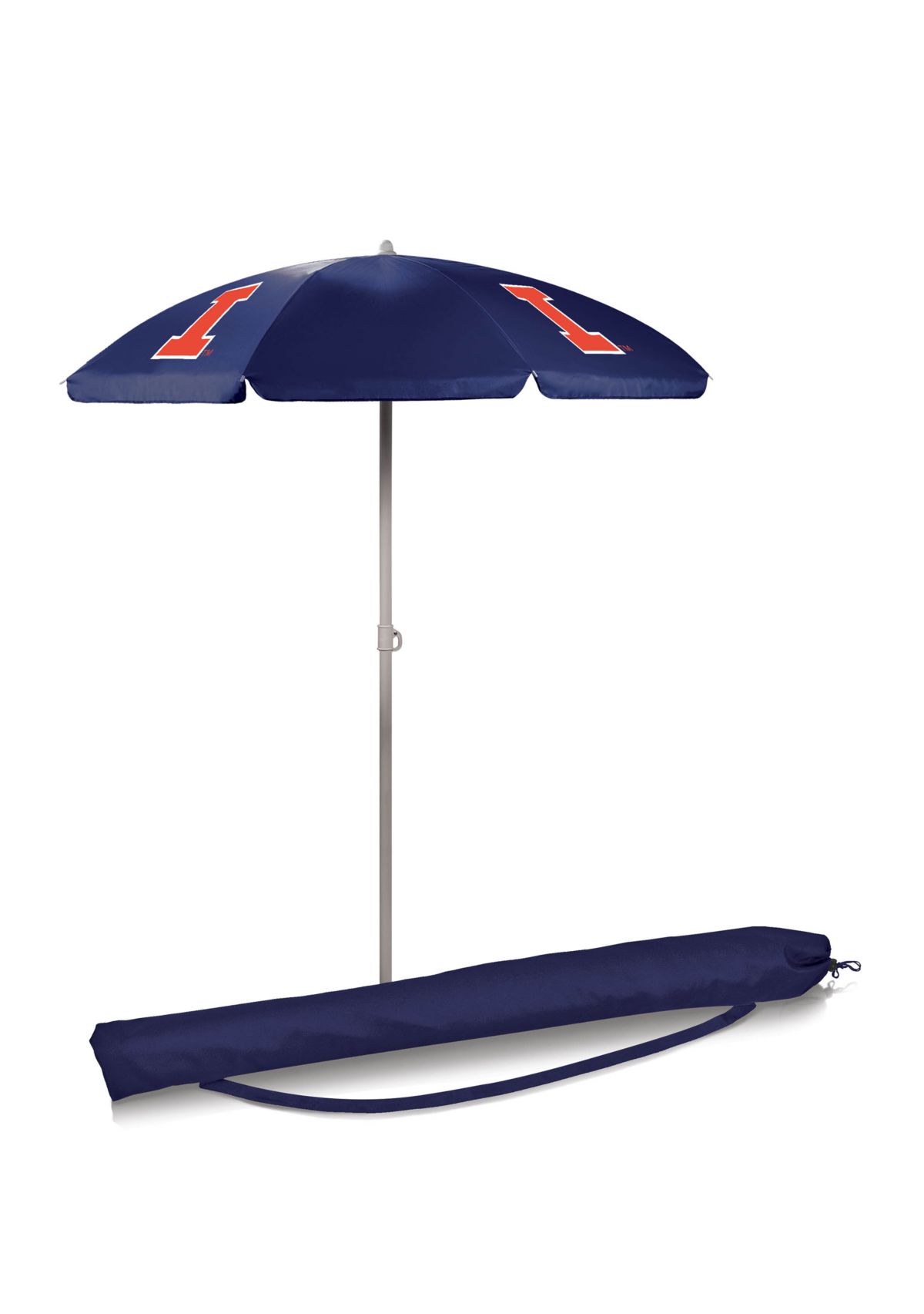 NCAA Illinois Fighting Illini 5.5 Foot Portable Beach Umbrella