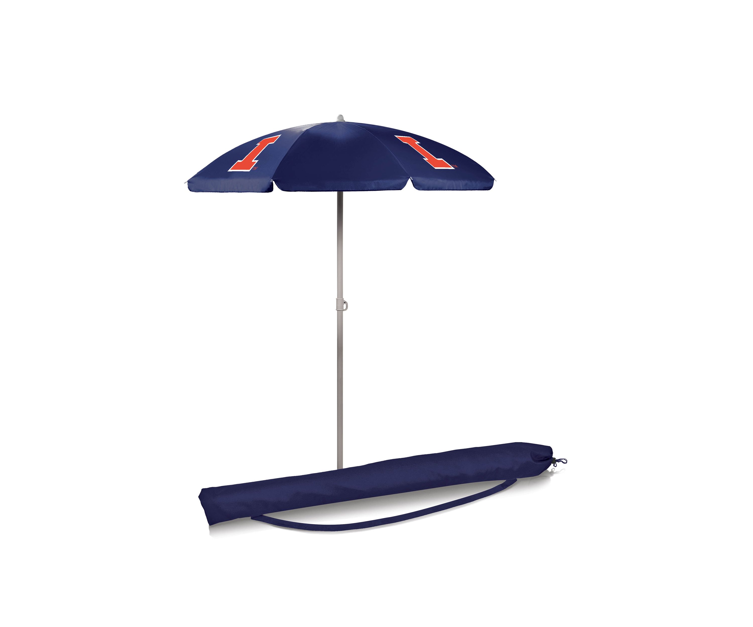 NCAA Illinois Fighting Illini 5.5 Foot Portable Beach Umbrella