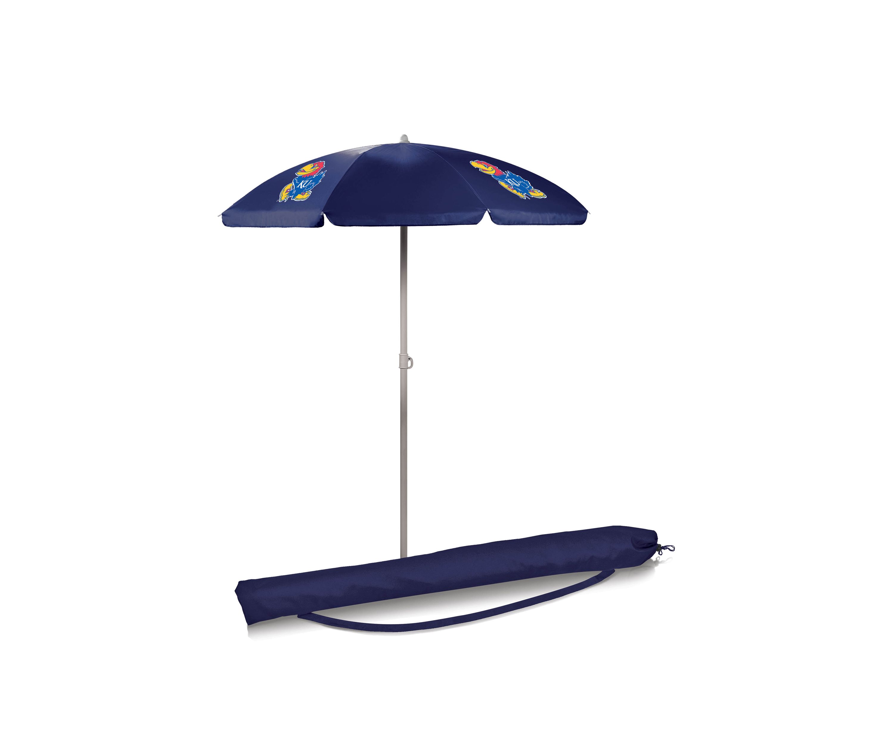NCAA Kansas Jayhawks 5.5 Foot Portable Beach Umbrella