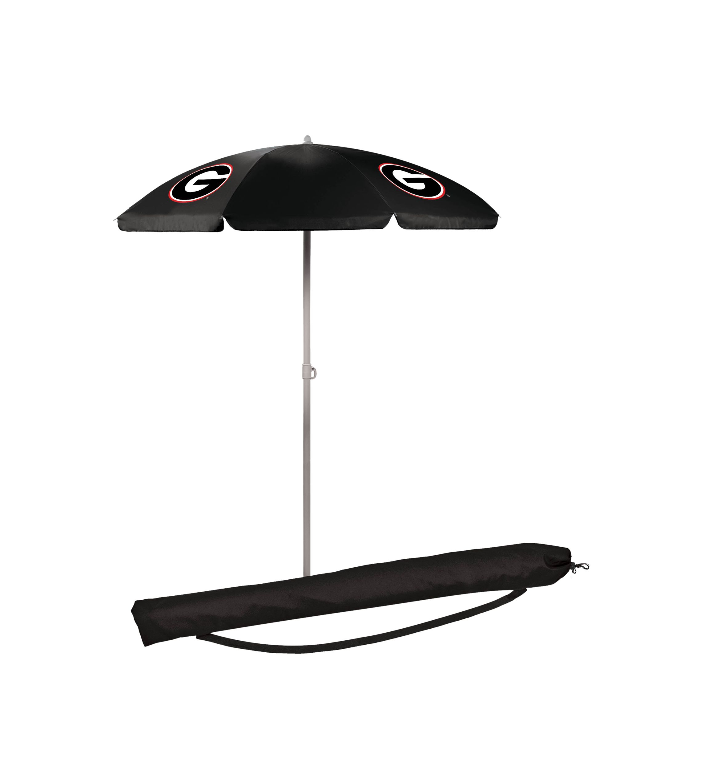 NCAA Georgia Bulldogs 5.5 Foot Portable Beach Umbrella