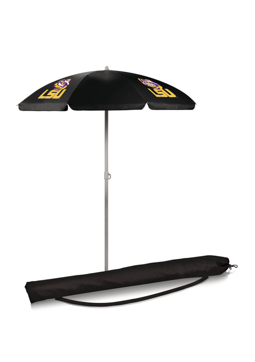 NCAA LSU Tigers 5.5 Foot Portable Beach Umbrella