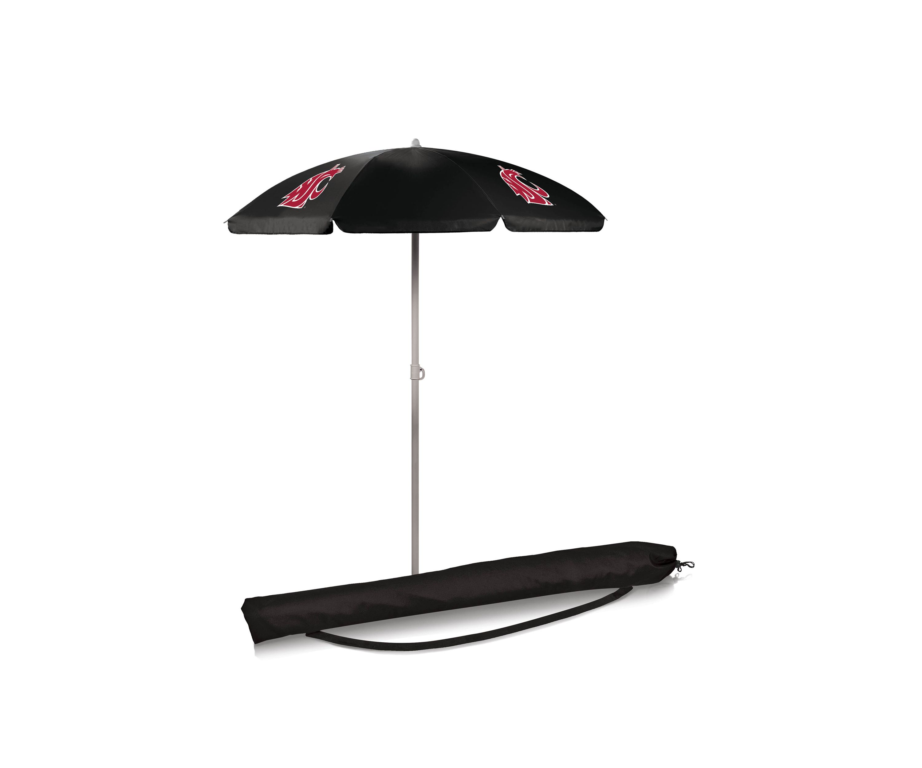 NCAA Washington State Cougars 5.5 Foot Portable Beach Umbrella