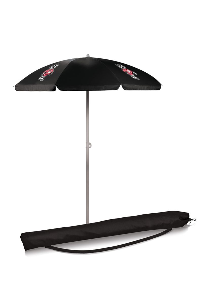 NCAA Wisconsin Badgers 5.5 Foot Portable Beach Umbrella