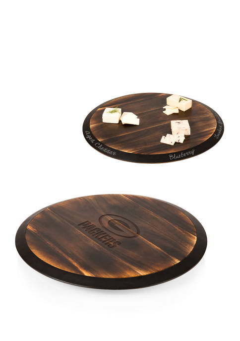 TOSCANA NFL Green Bay Packers Lazy Susan Serving