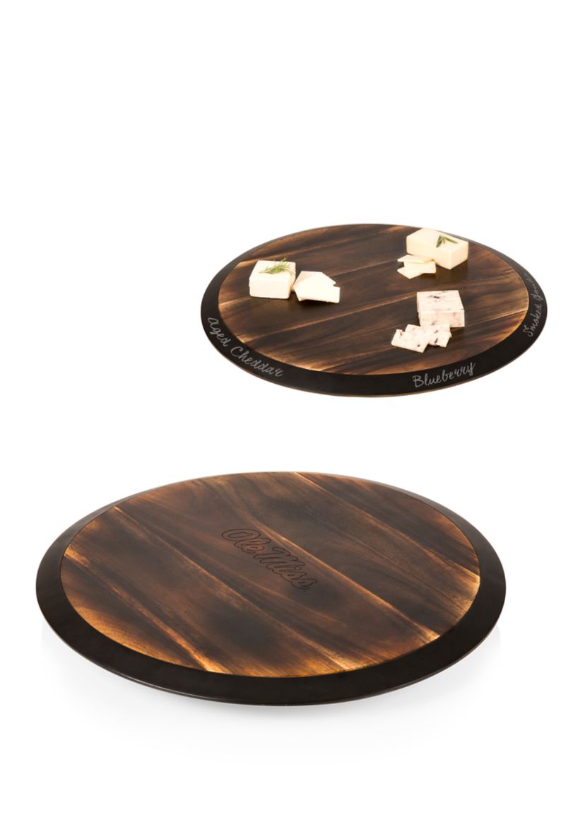 NCAA Ole Miss Rebels Lazy Susan Serving Tray