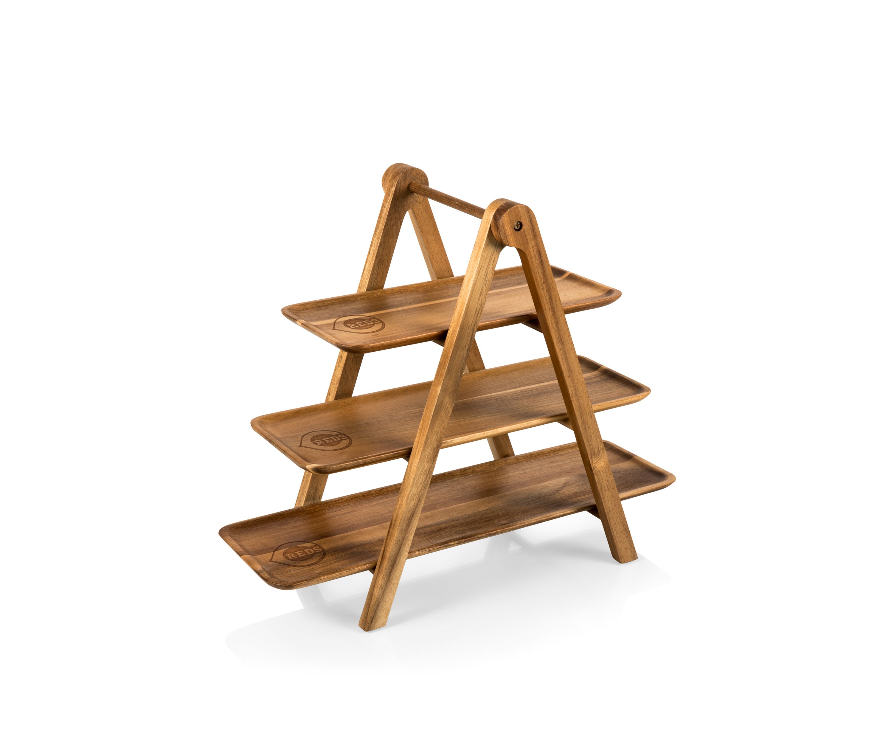 MLB Cincinnati Reds Serving Ladder - 3 Tiered Serving Station