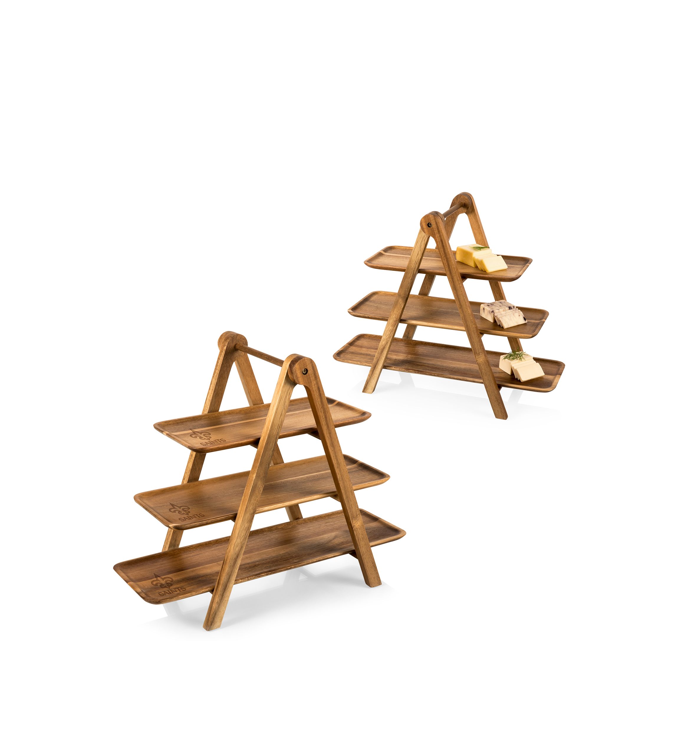 NFL New Orleans Saints Serving Ladder - 3 Tiered Serving Station