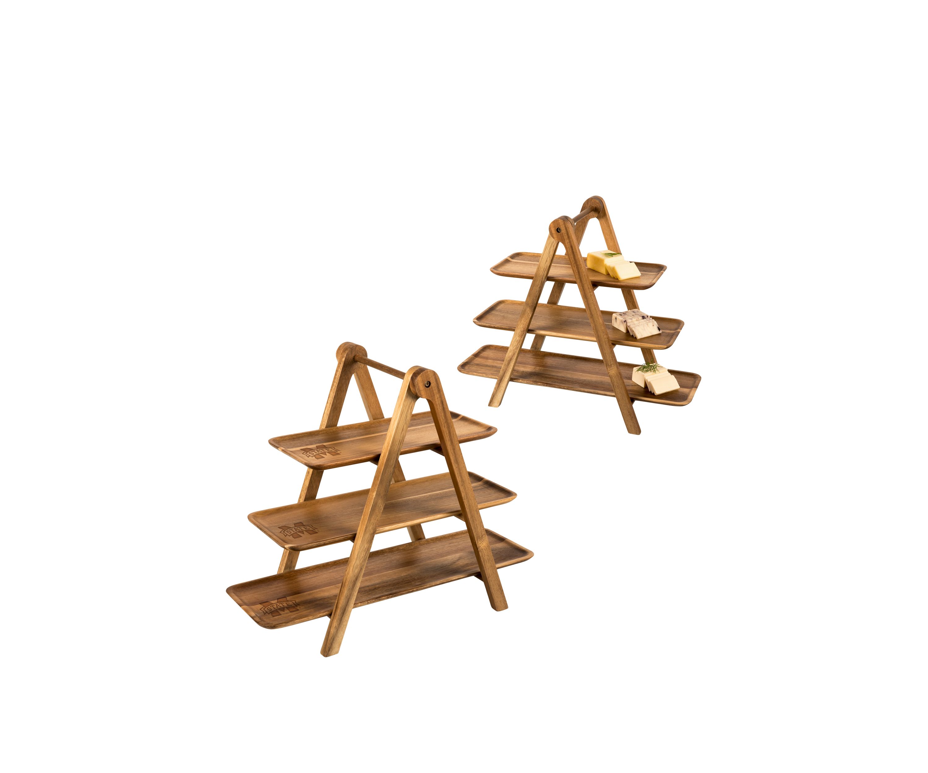 NCAA Mississippi State Bulldogs Serving Ladder - 3 Tiered Serving Station