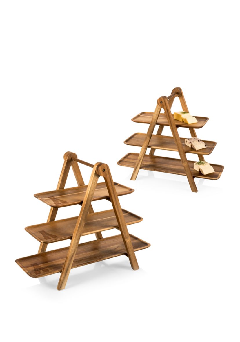 NCAA App State Mountaineers Serving Ladder 3 Tiered Serving Station