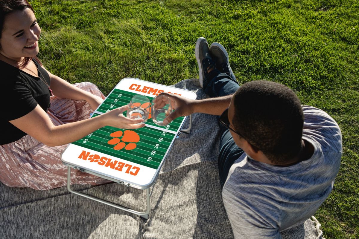NCAA Clemson Tigers Concert Table Mini Portable Table