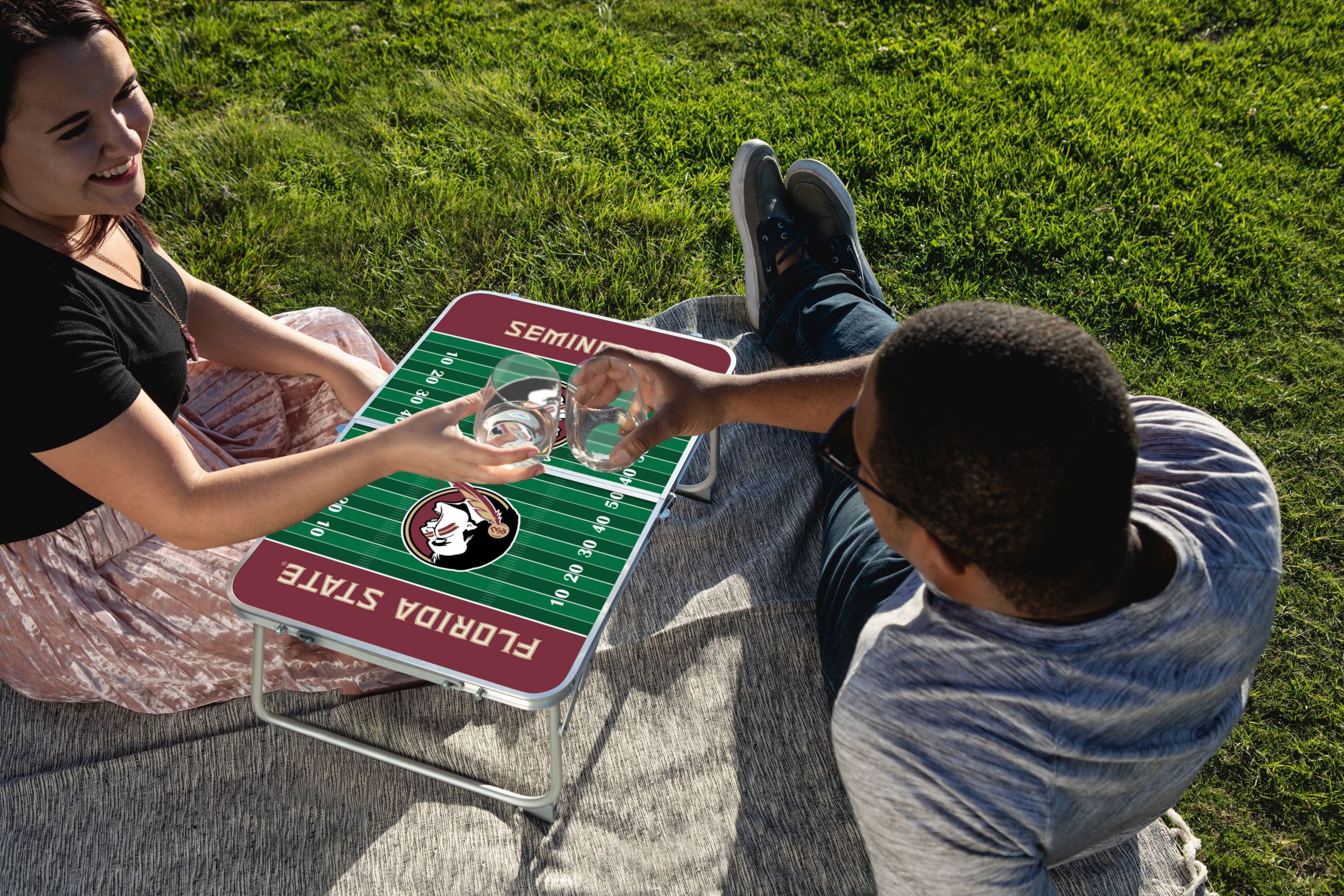 NCAA Florida State Seminoles Concert Table Mini Portable Table