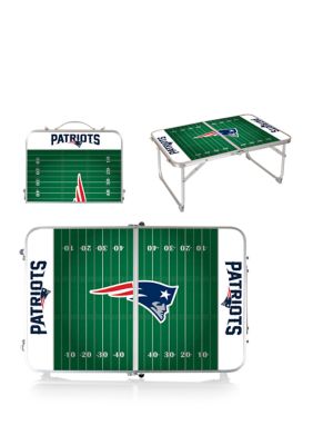 Oniva NFL New England Patriots Concert Table Mini Portable Table, Grey