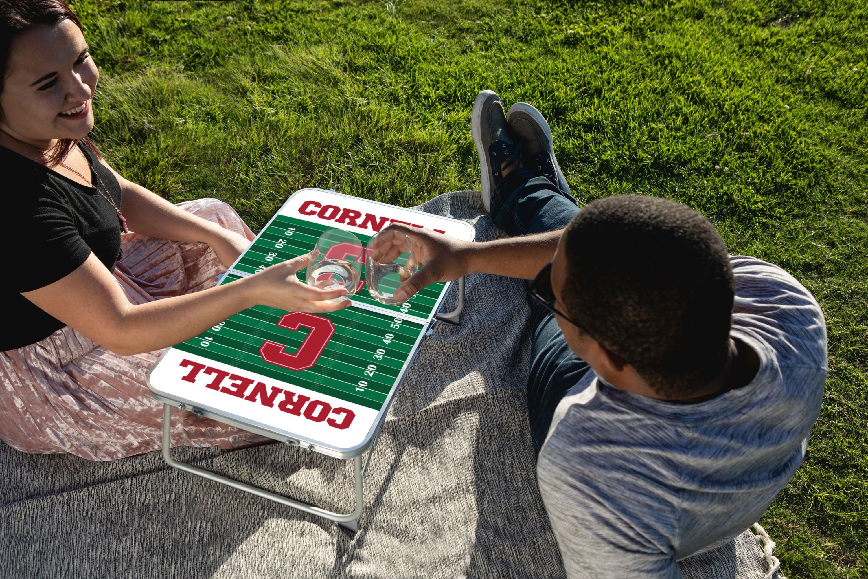 NCAA Cornell Big Red Concert Table Mini Portable Table