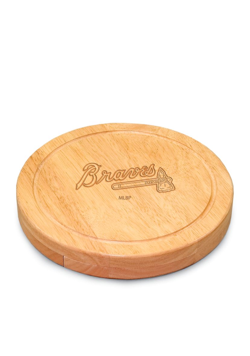 Atlanta Braves Circo Cheese Board and Tools Set