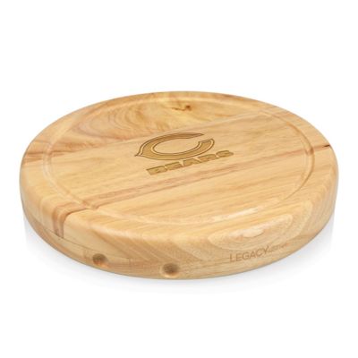 Toscana NFL Chicago Bears Circo Cheese Board and Knife Set, Brown