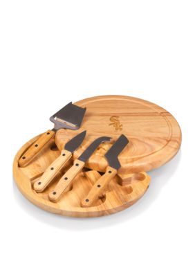 Picnic Time Chicago White Sox Circo Cheese Board and Tools Set, Brown