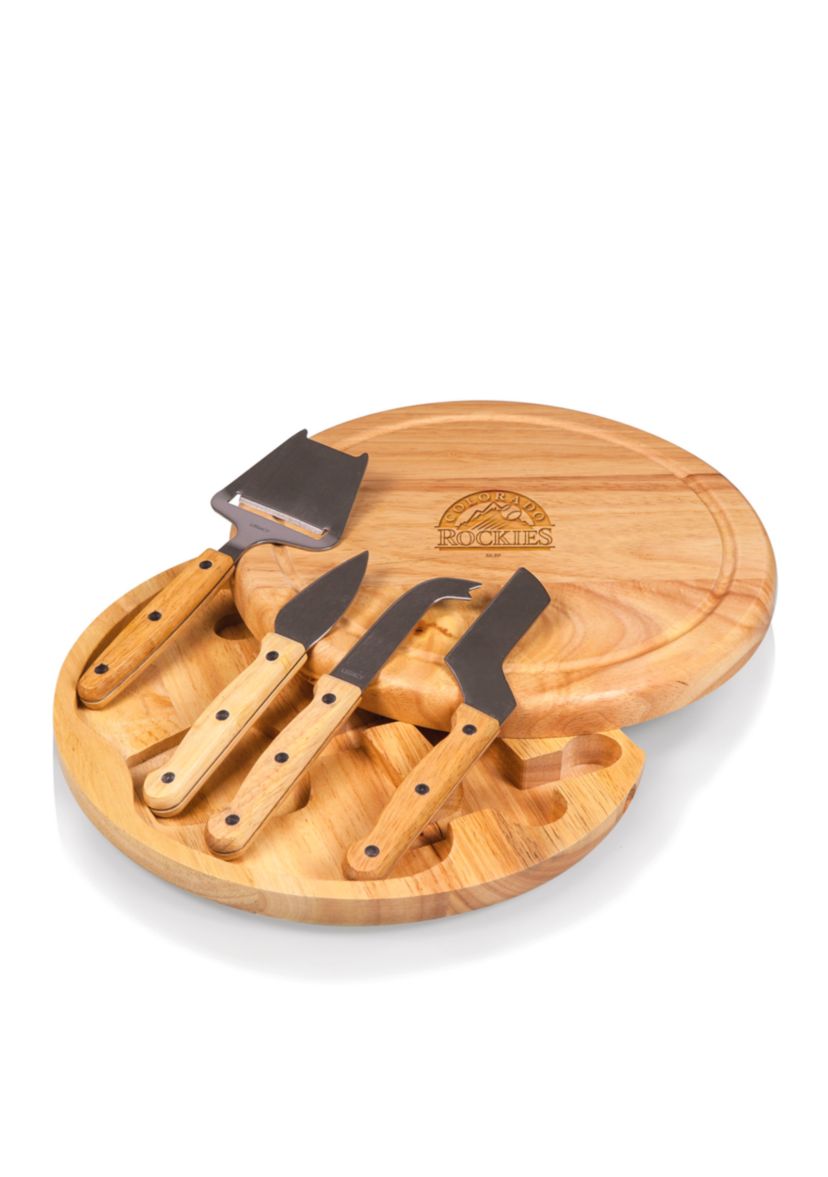 Colorado Rockies Circo Cheese Board and Tools Set