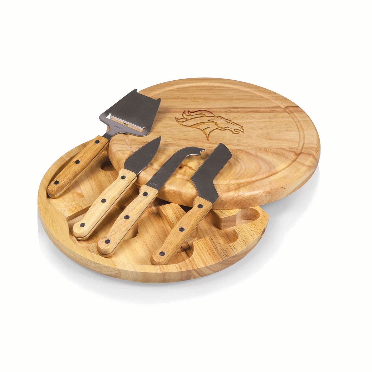 NFL Denver Broncos Circo Cheese Board and Knife Set