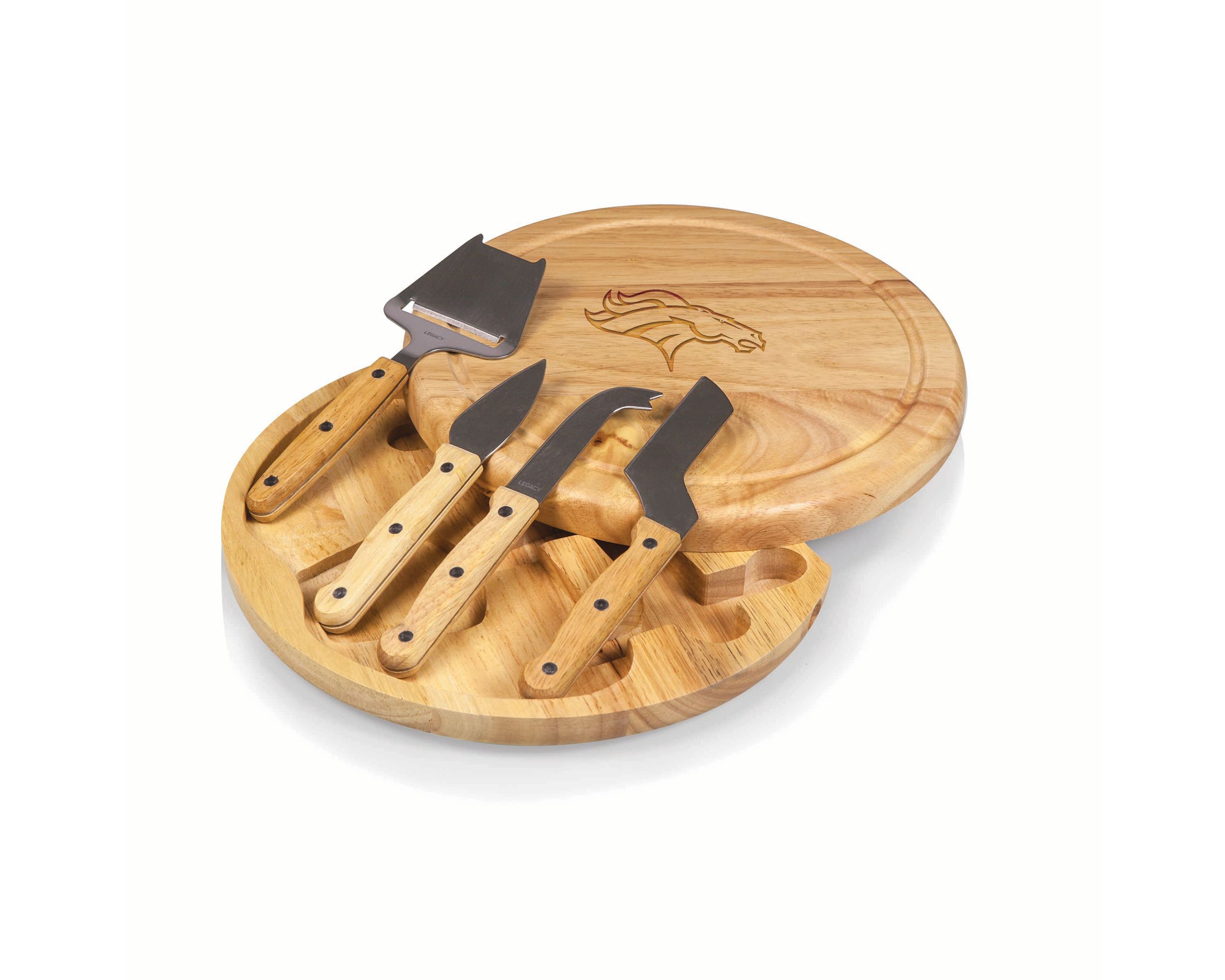 NFL Denver Broncos Circo Cheese Board and Knife Set