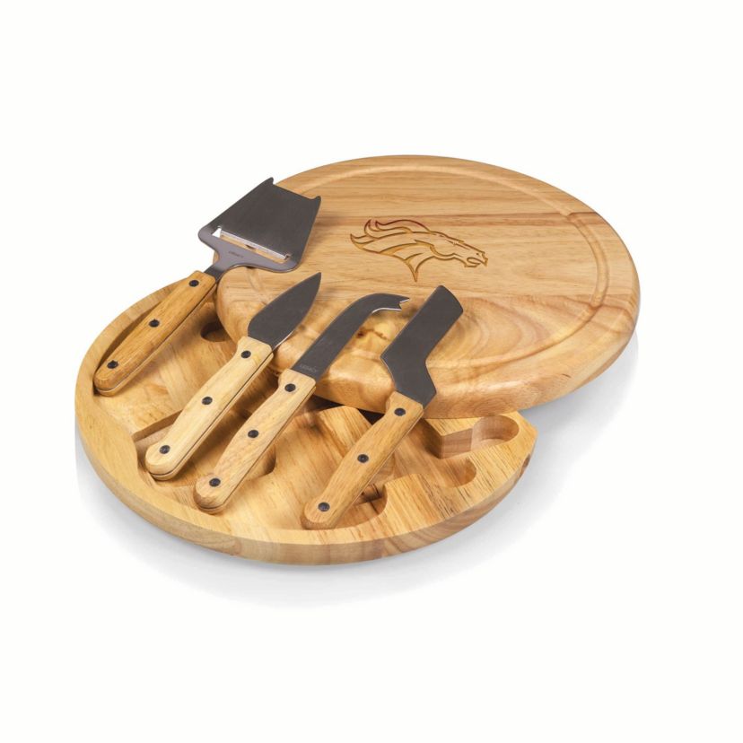 NFL Denver Broncos Circo Cheese Board and Knife Set