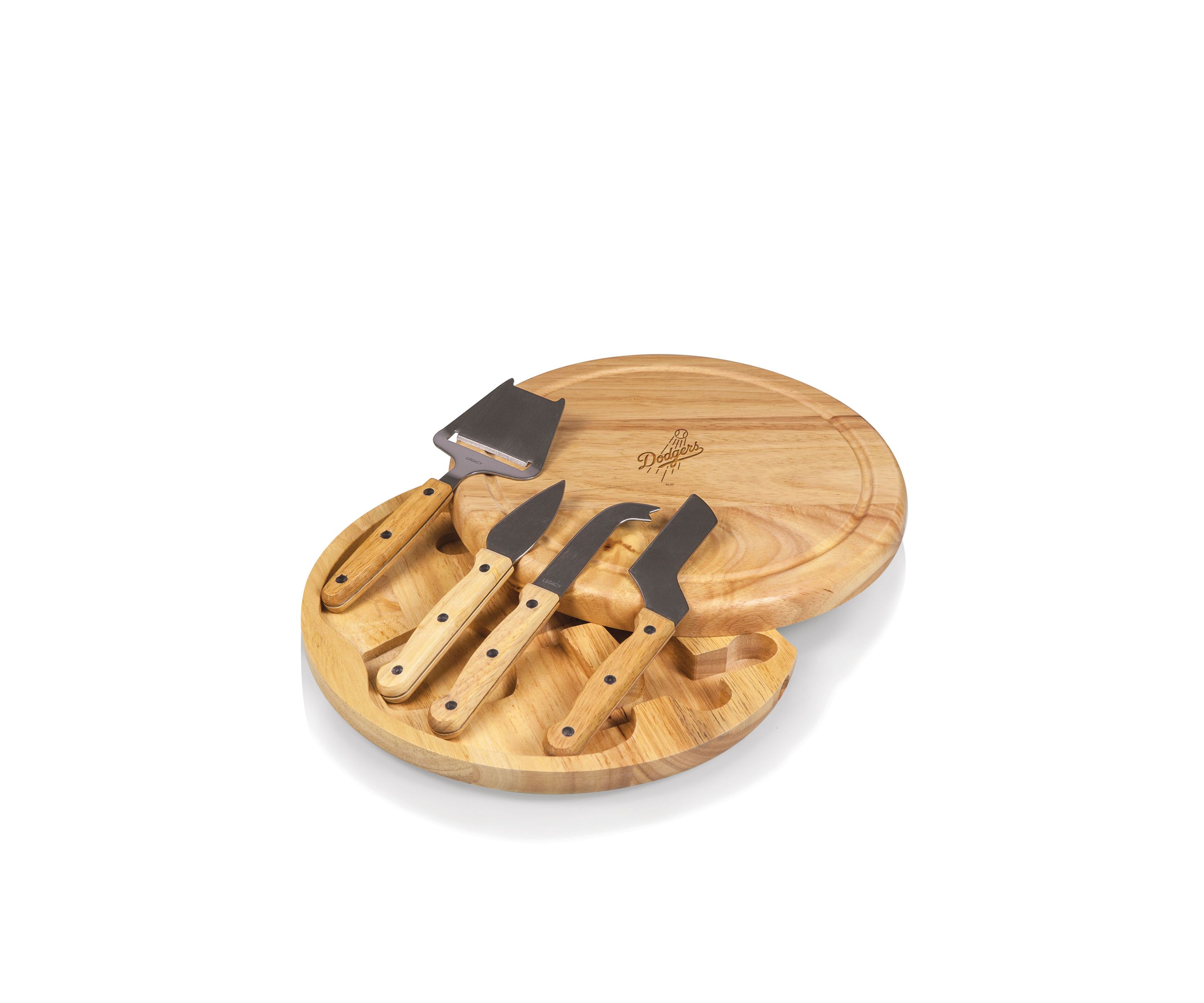 Los Angeles Dodgers Circo Cheese Board and Tools Set