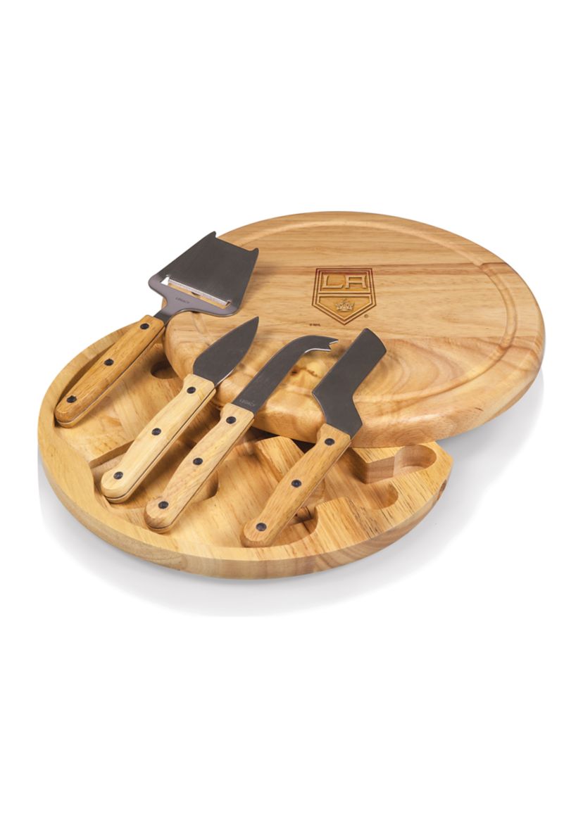 NHL Los Angeles Kings Circo Cheese Cutting Board & Tools Set