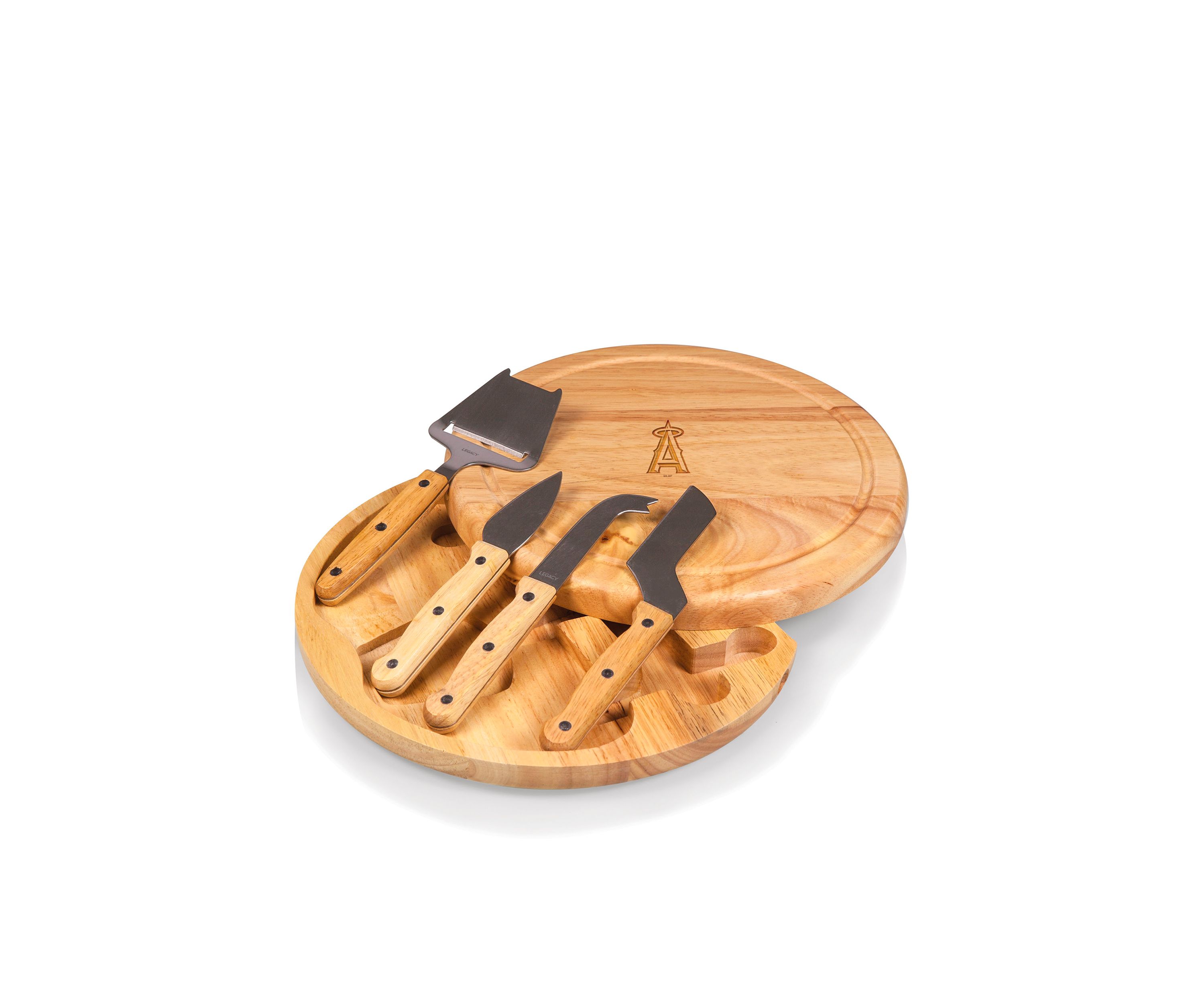 Los Angeles Angels Circo Cheese Board and Tools Set