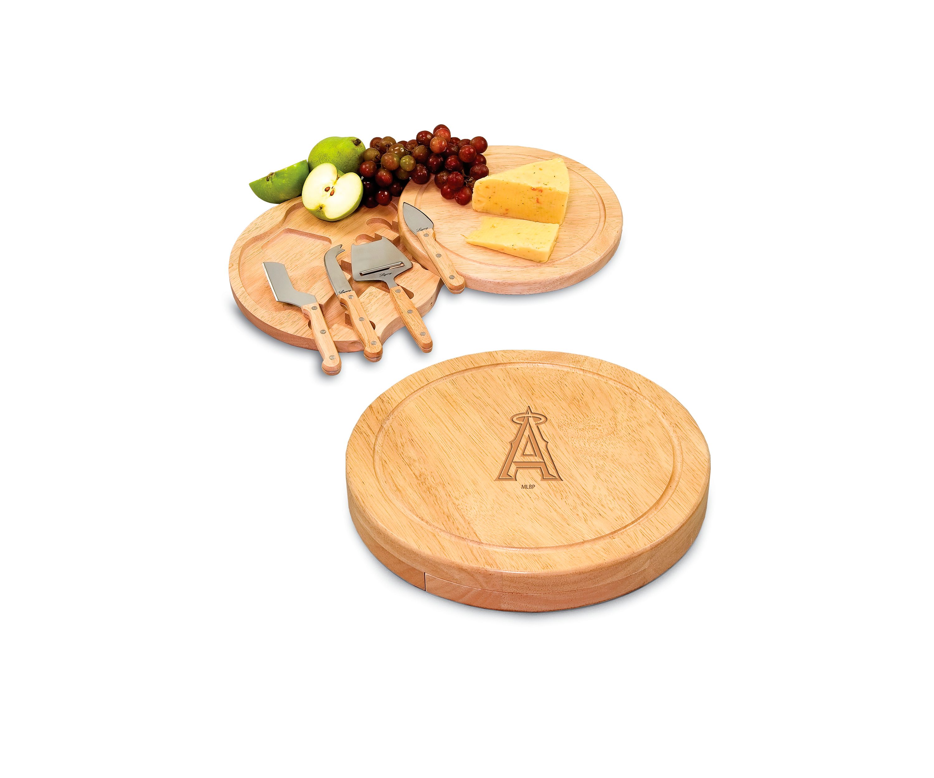 Los Angeles Angels Circo Cheese Board and Tools Set