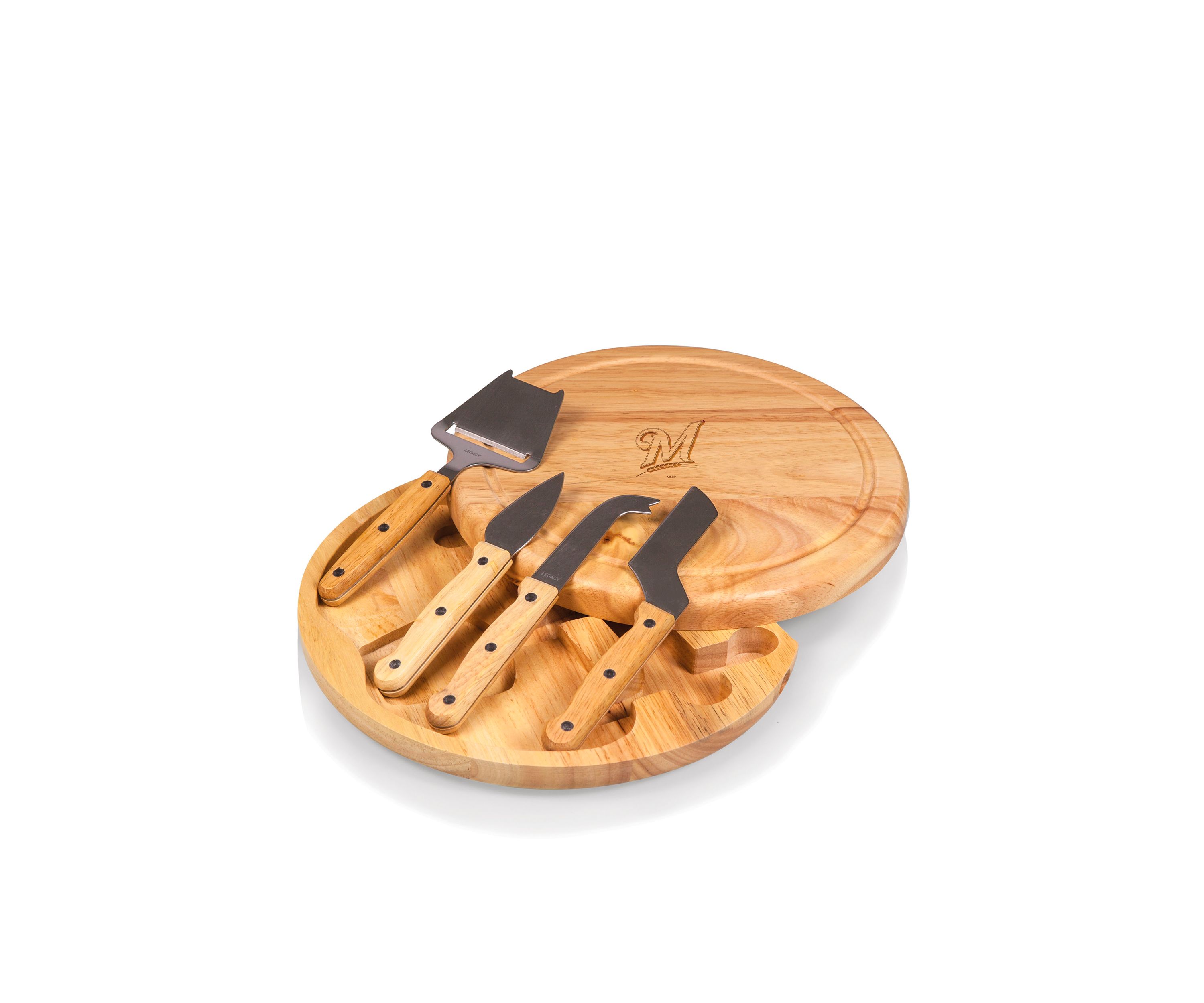 Milwaukee Brewers Circo Cheese Board and Tools Set