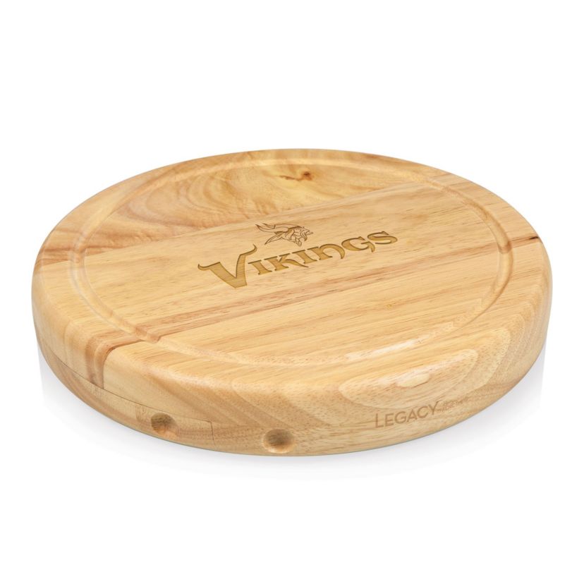 NCAA NFL Minnesota Vikings Circo Cheese Board and Knife Set