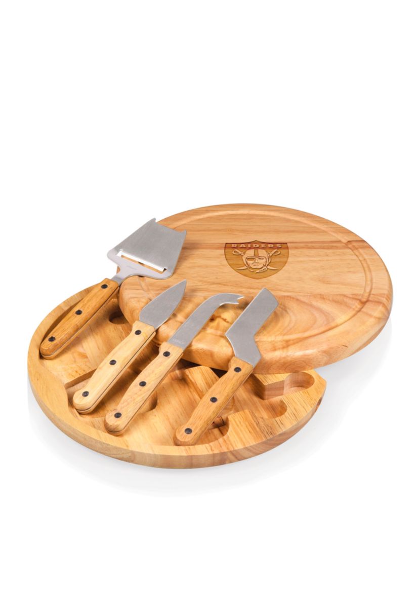 NFL Las Vegas Raiders Circo Cheese Board and Knife Set