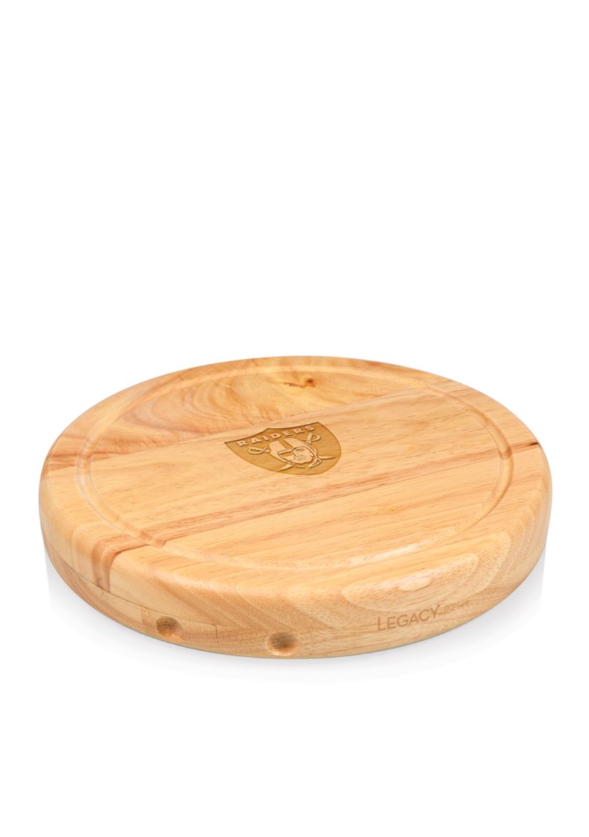 NFL Las Vegas Raiders Circo Cheese Board and Knife Set