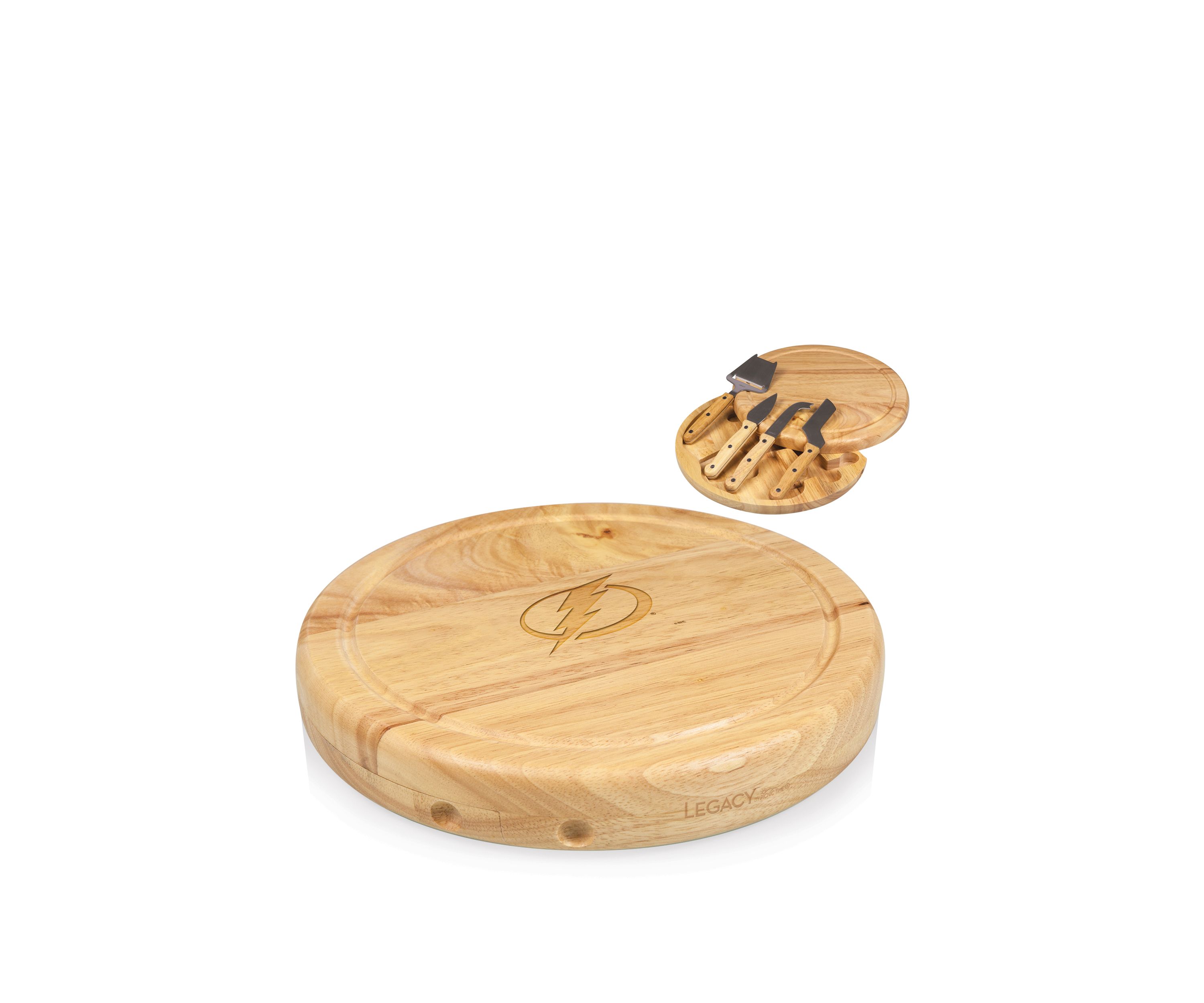 NHL Tampa Bay Lightning Circo Cheese Cutting Board & Tools Set
