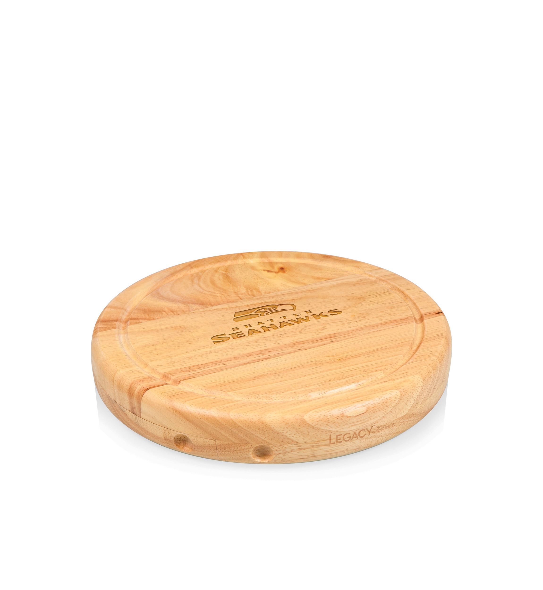 NCAA NFL Seattle Seahawks Circo Cheese Board and Knife Set