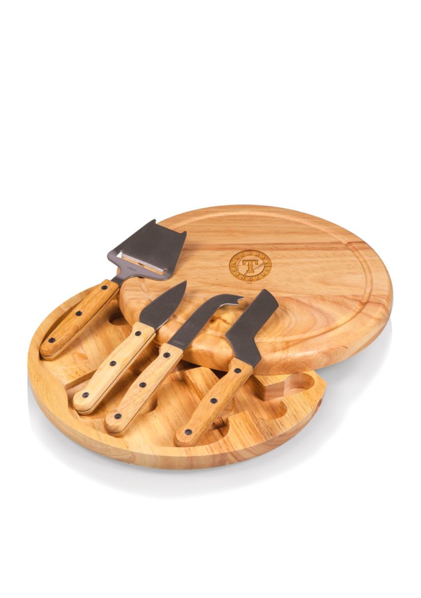 Texas Rangers Circo Cheese Board and Tools Set