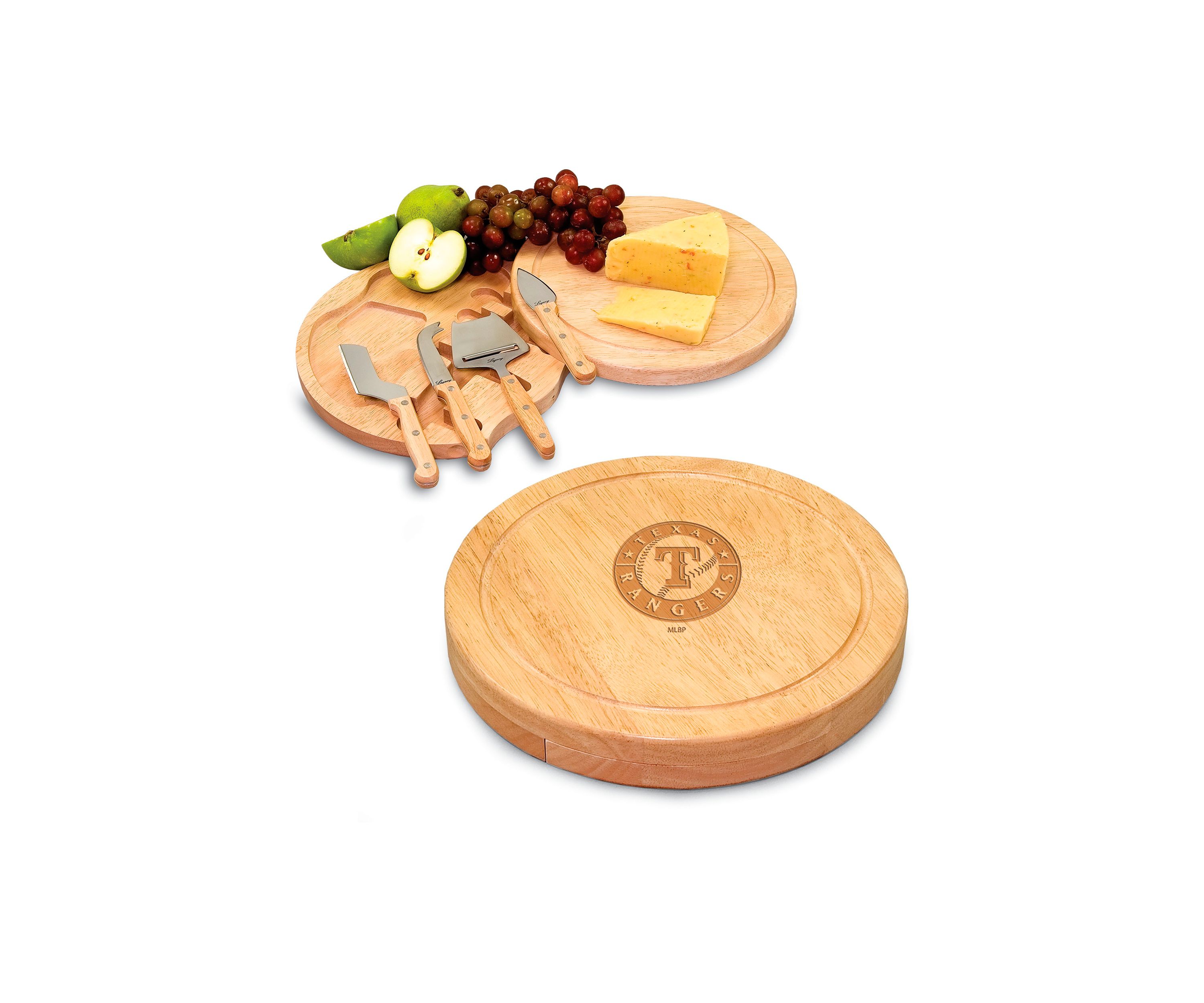 Texas Rangers Circo Cheese Board and Tools Set