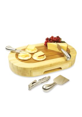 modern.southern.home.cheese and cracker tray set w knif