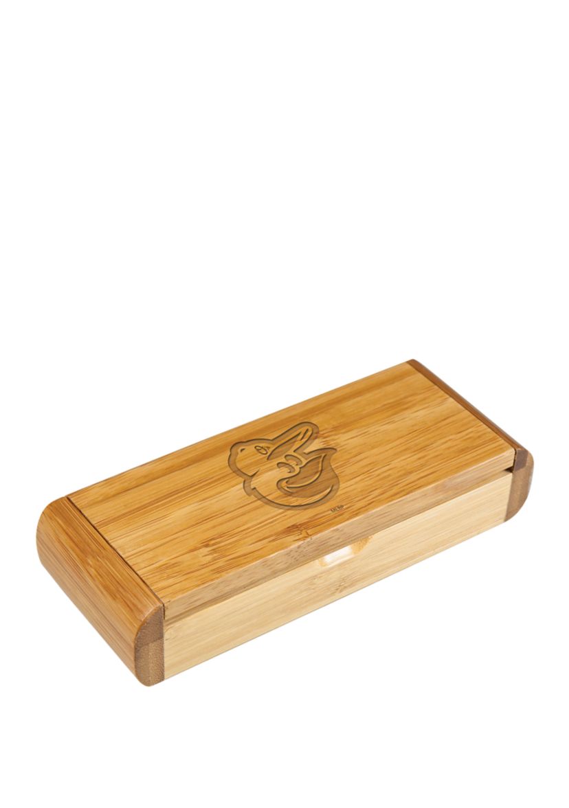 MLB Baltimore Orioles Elan Deluxe Corkscrew In Bamboo Box