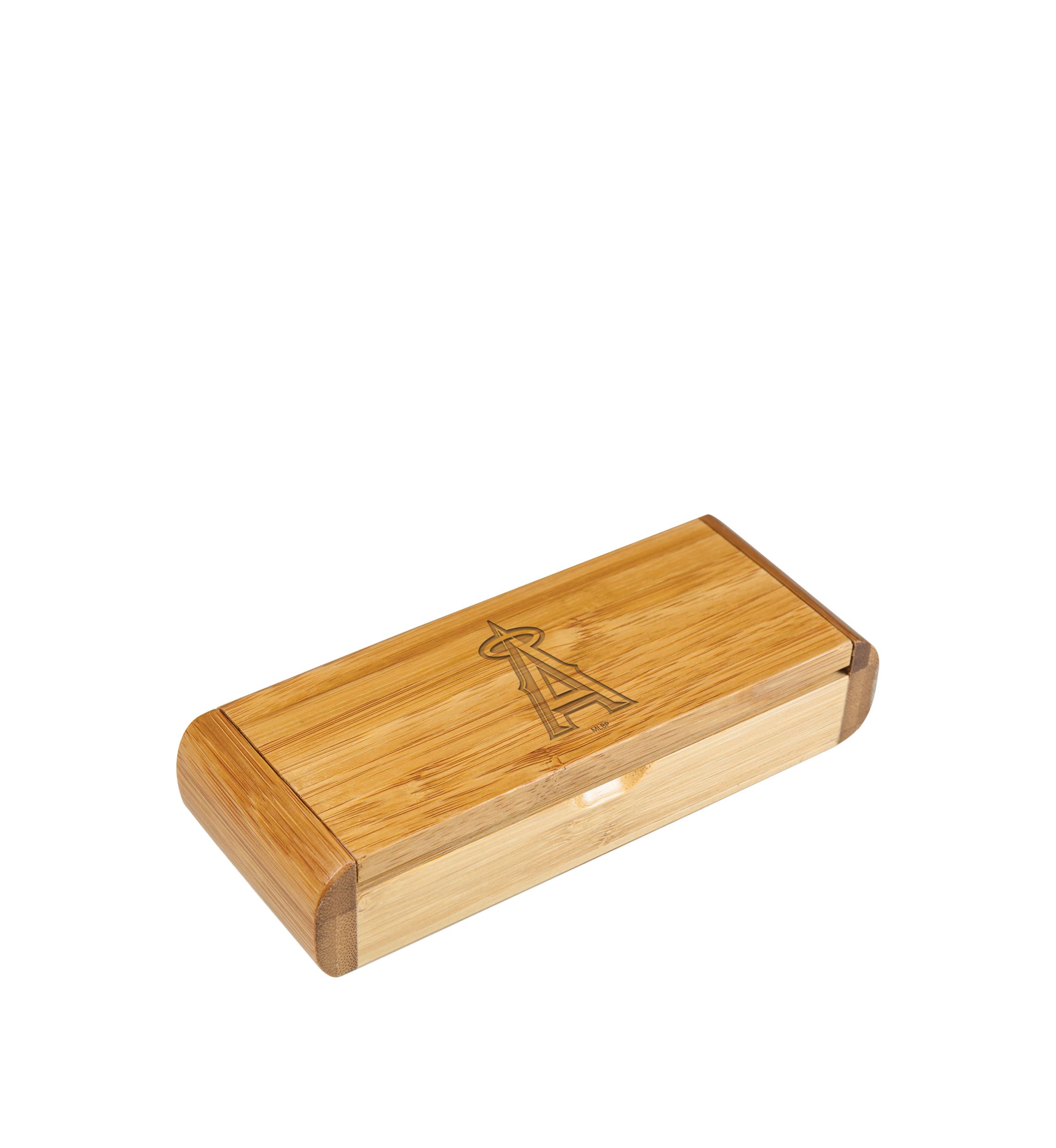 MLB Los Angeles Angels Elan Deluxe Corkscrew In Bamboo Box