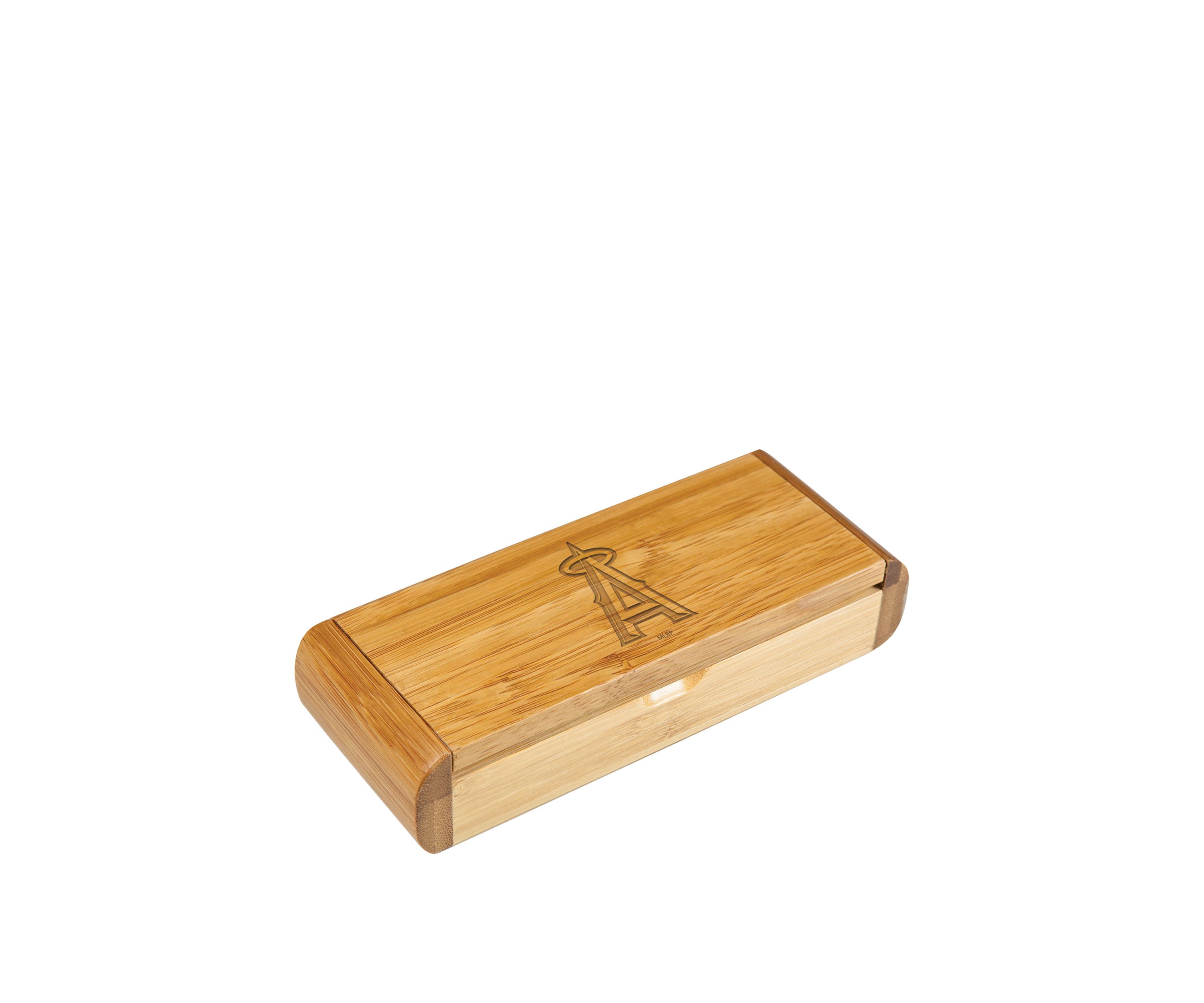 MLB Los Angeles Angels Elan Deluxe Corkscrew In Bamboo Box
