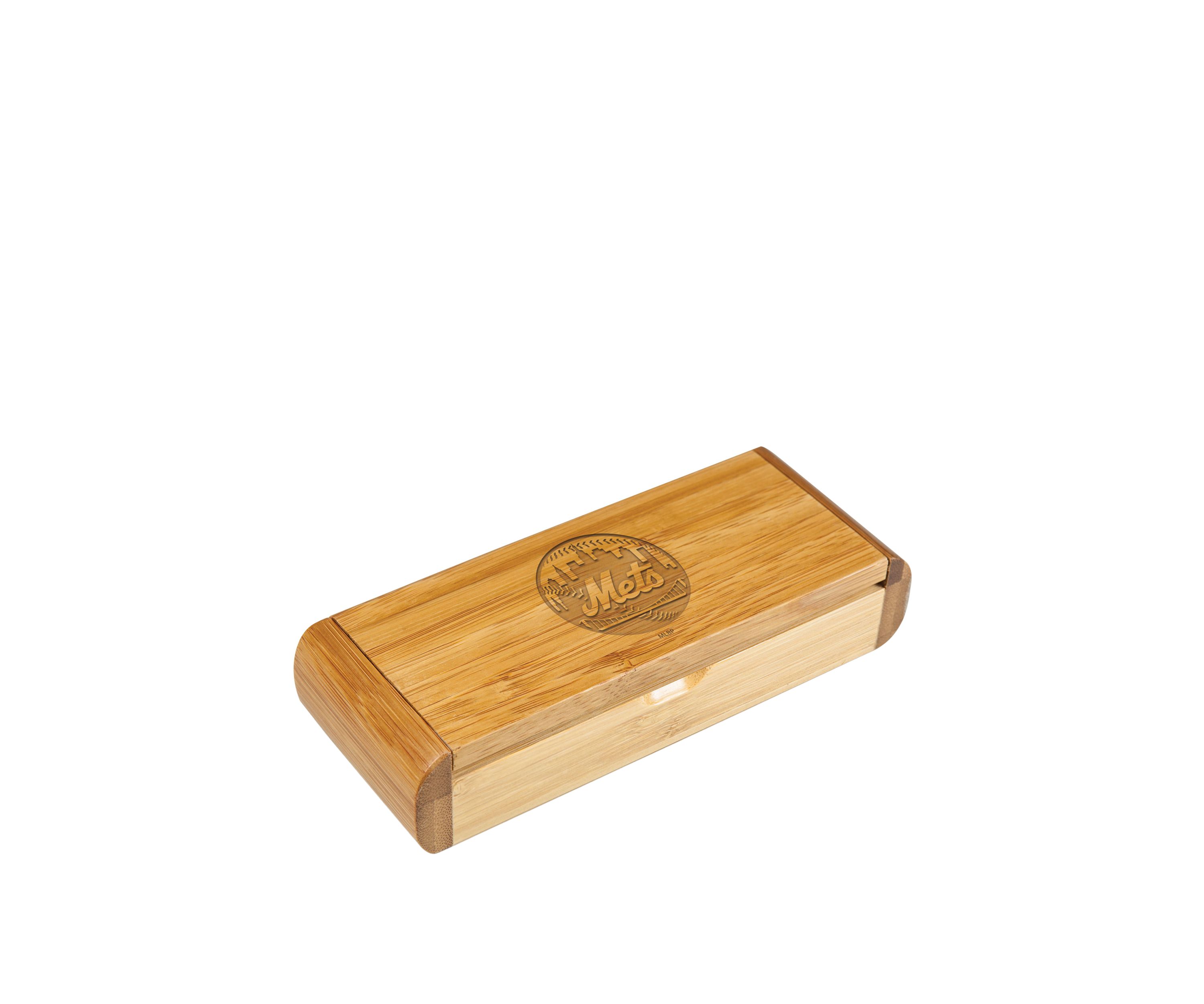 MLB New York Mets Elan Deluxe Corkscrew In Bamboo Box