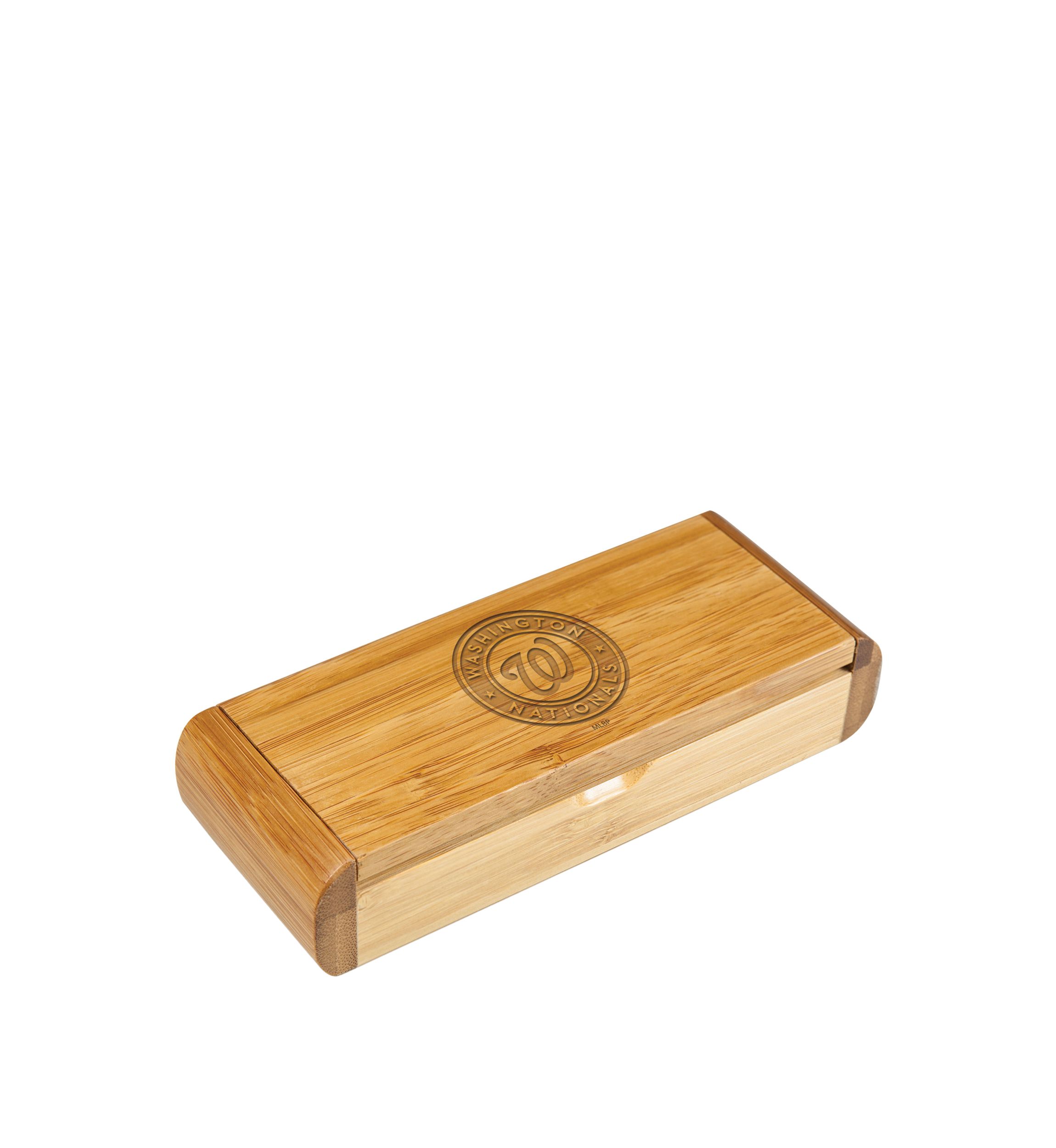 MLB Washington Nationals Elan Deluxe Corkscrew In Bamboo Box
