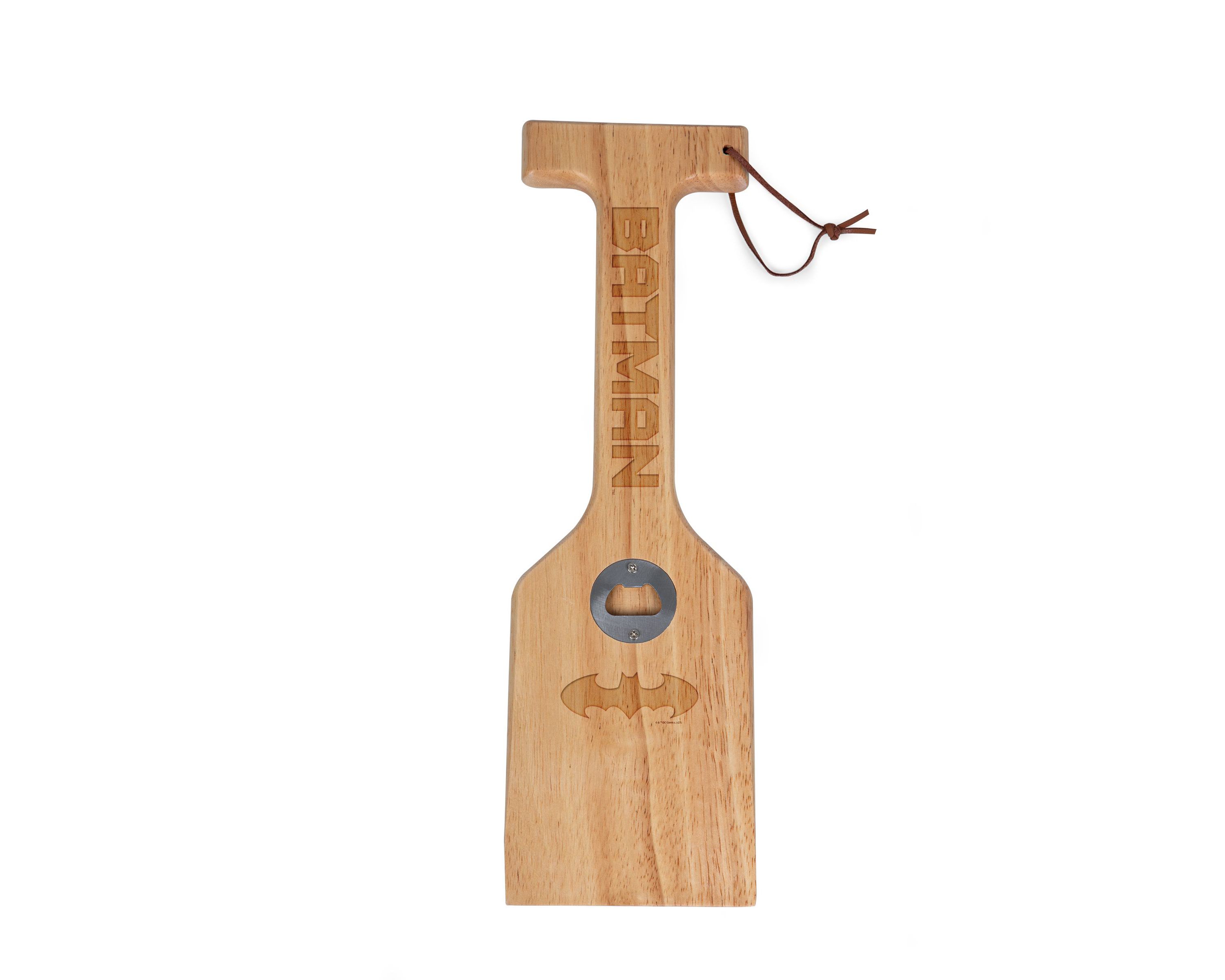 DC Comics Batman Hardwood BBQ Grill Scraper with Bottle Opener