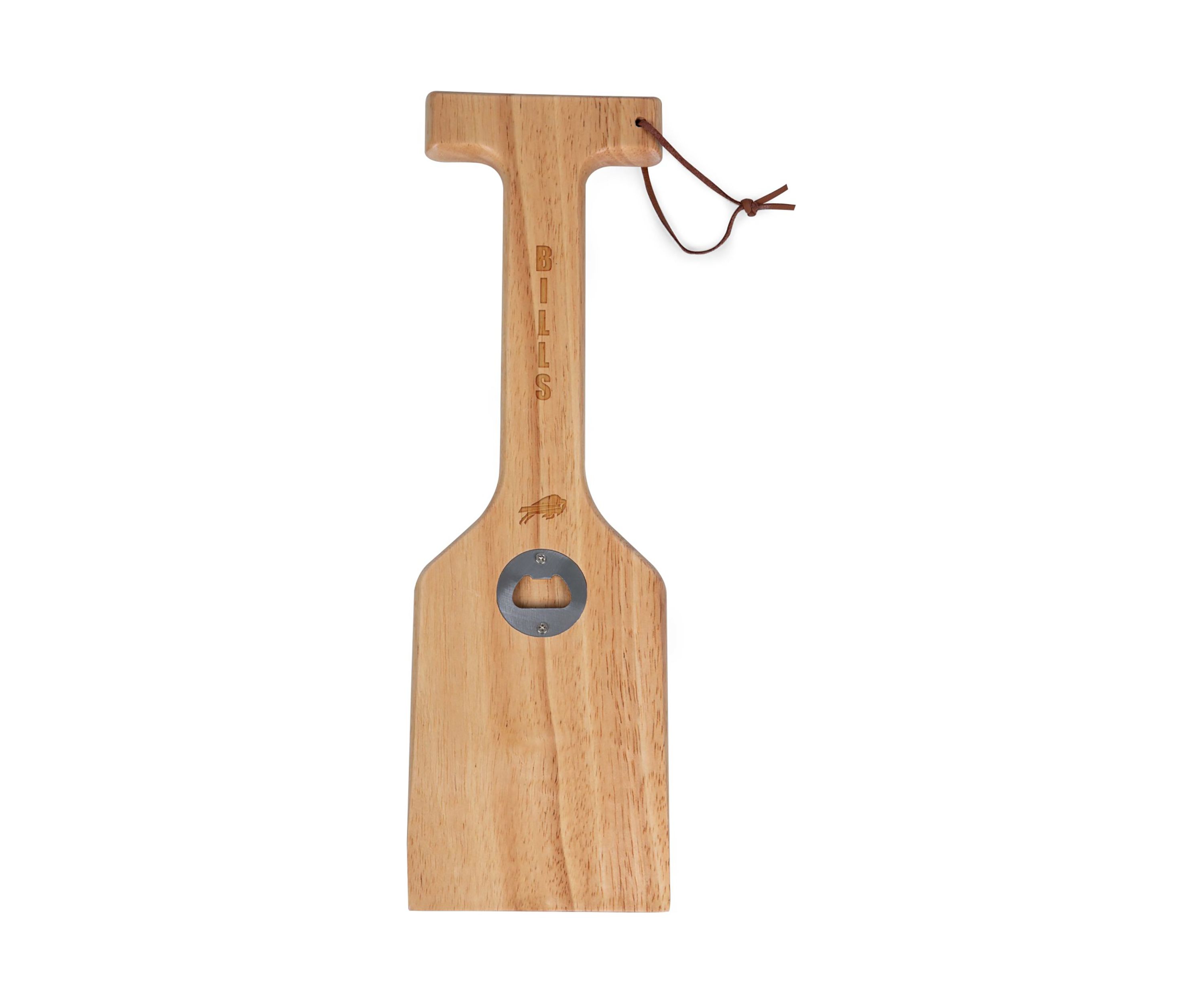 NFL Buffalo Bills Hardwood BBQ Grill Scraper with Bottle Opener
