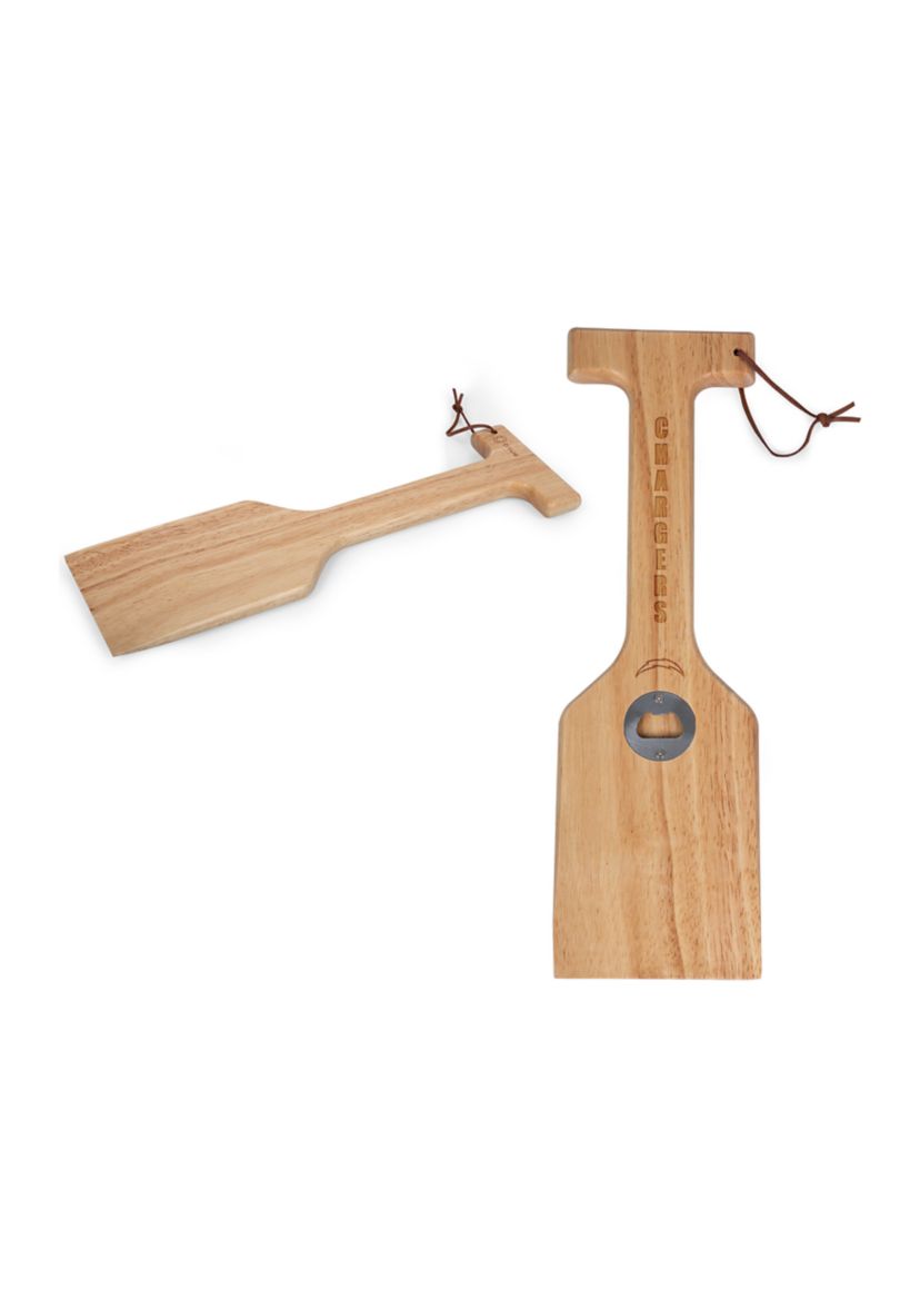 NFL Los Angeles Chargers Hardwood BBQ Grill Scraper with Bottle Opener